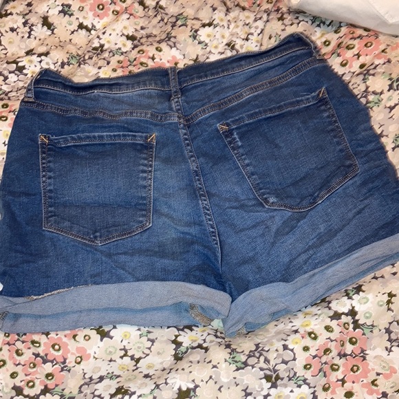 Women’s Ana High Waisted Jean Shorts - Picture 4 of 4